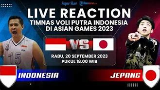 Live Bola Indonesia Vs Jepang Free Streaming Voli Ball Putra